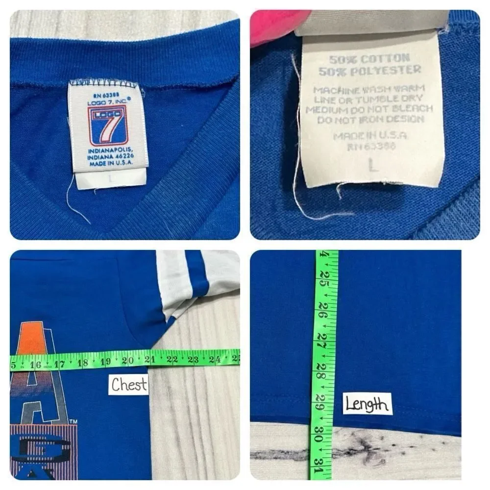 Vintage Florida Gators Logo 7 Shirt Large Made In USA‎ Single Stitch 90s